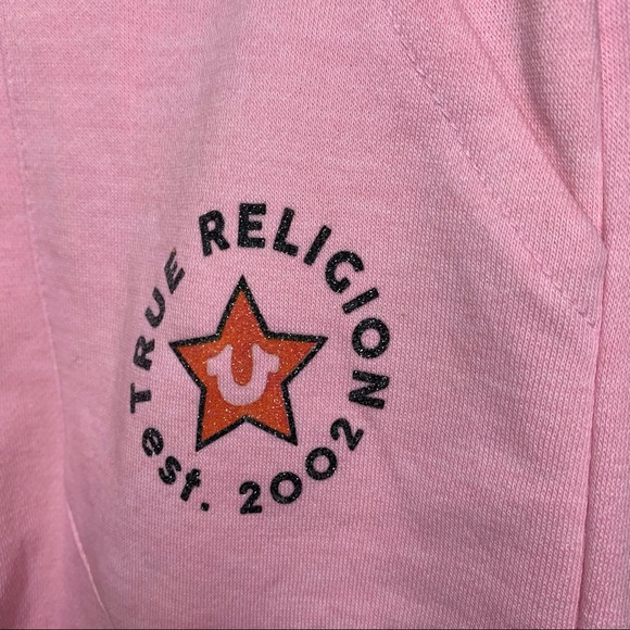 NWT Girl’s True Religion Fleece Graphic Joggers - Picture 3 of 10